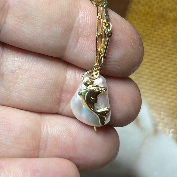 Pearl galore gold filled bracelet with 14k gold filled chain - Picture 2 of 6